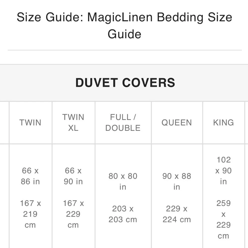 Urban Outfitters x MagicLinen Linen Duvet Cover Size Queen NWT